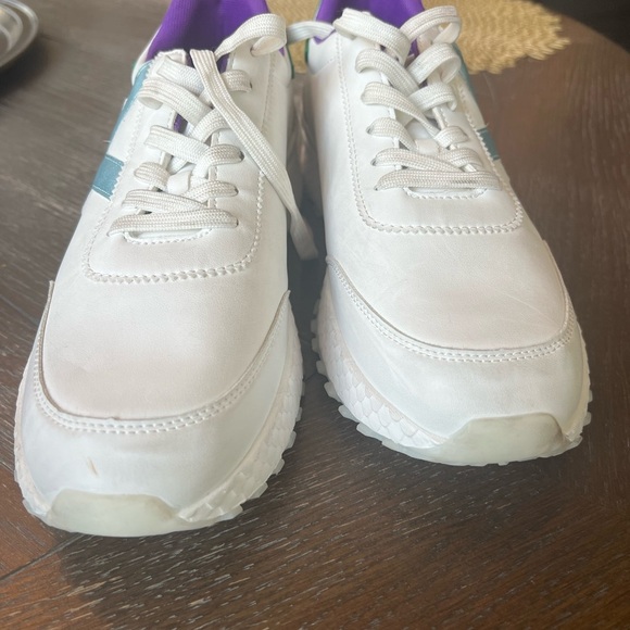 JOHN RICHMOND
Colorblock Sneaker In White/celeste/green size 42 - Picture 3 of 6